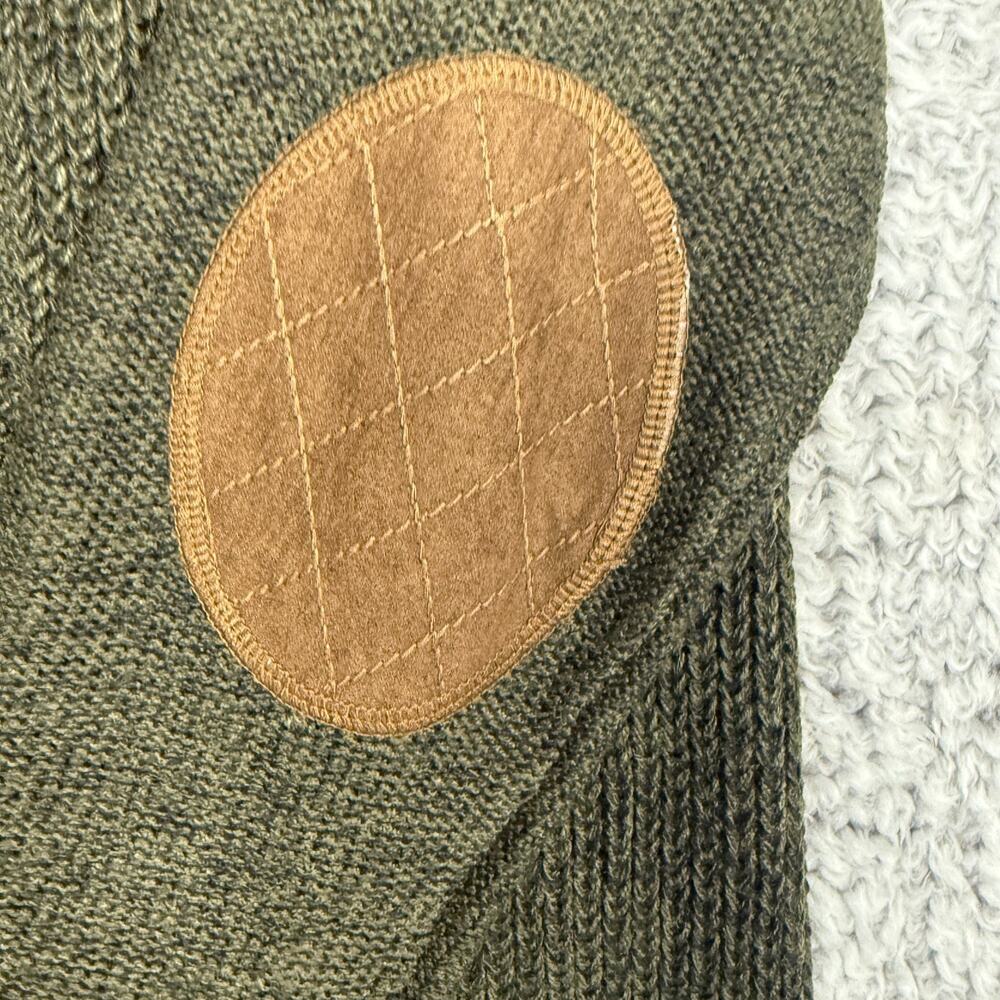 RDI Cardigan Burnt Olive Twist Olive Green Brown Sweater Size Medium Oversized - Picture 4 of 9